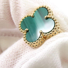 将图像加载到图库查看器中，Van Cleef &amp; Arpels Vintage Alhambra Earring Size vintageVCARO3QL00 18K Yellow Gold

