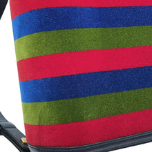 将图像加载到图库查看器中，GUCCI Horsebit 1955 Navy/Multicolor602204 Velour Leather
