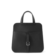 将图像加载到图库查看器中，HERMES Halzan Black Taurillon in Clemence Size 25
