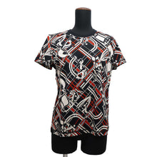 Load image into Gallery viewer, HERMES Disorder and Chaine T-shirt Size 38 Black Cotton100%
