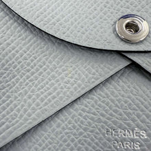 Load image into Gallery viewer, HERMES Calvi Duo Blue Gacier Epsom
