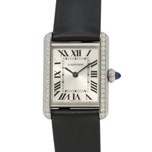 Load image into Gallery viewer, CARTIER Tank Must de Cartier Watch SM H29.5mm×W22mm Stainless Steel Leather Silver DialW4TA0031
