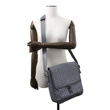 Load image into Gallery viewer, GOYARD Grand Bleu Gray PVC Coated Canvas Leather Size MM

