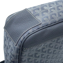 Load image into Gallery viewer, GOYARD Grand Bleu Gray PVC Coated Canvas Leather Size MM

