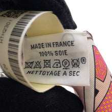 Load image into Gallery viewer, HERMES Twilly HERMES Factory Suite Black/Rose/Jaune Silk100%
