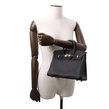 将图像加载到图库查看器中，HERMES Birkin Black Togo Leather Size 25
