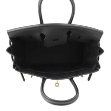 将图像加载到图库查看器中，HERMES Birkin Black Togo Leather Size 25

