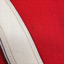 将图像加载到图库查看器中，HERMES Scarf Carre Cavalcadour Size 140 Rouge/Blanc Cashmere 70% Silk 30%
