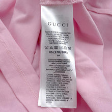 Load image into Gallery viewer, GUCCI TShirt Size XS Pink/Black/Multicolor616036 XJD21 Cotton100%
