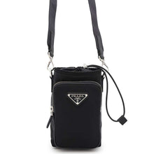 Load image into Gallery viewer, PRADA Re-Nylon smartphone case Black2ZH155 Nylon Leather
