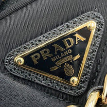Load image into Gallery viewer, PRADA Re-Edition 1995 Chain Re-Nylon Shoulder Bag Black1BH038 Nylon Leather
