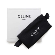 将图像加载到图库查看器中，CELINE Coin purse Triomphe logo Black/Brown10C662CA2.38NO PVC Coated Canvas

