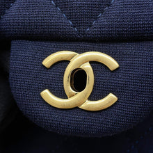 将图像加载到图库查看器中，CHANEL Jumbo Matelasse ChainShoulder Bag NavyAS3788 Cotton
