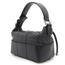 Load image into Gallery viewer, CHANEL Chocolate Bar Handbag Black Leather
