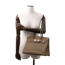 将图像加载到图库查看器中，HERMES Birkin Etoupe Togo Leather Size 30
