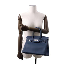 Load image into Gallery viewer, HERMES Birkin Blue de Prusse Togo Leather Size 30
