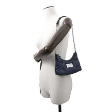 Load image into Gallery viewer, Maison Margiela Maison Margiela Glam Slam Hobo Chain Shoulder Bag NavySB1WG0021 Leather Size micro
