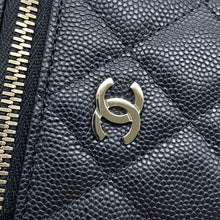 将图像加载到图库查看器中，CHANEL Matelasse Vanity ChainShoulder Bag BlackAP1340 Caviar Leather Size Mini
