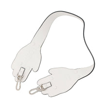 Load image into Gallery viewer, LOEWE Hand Motif BagStrap White Leather Bijoux
