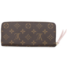 将图像加载到图库查看器中，LOUIS VUITTON Portefeuille Clemence Rose BallerineM61298 Monogram
