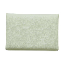 Load image into Gallery viewer, HERMES Calvi Duo Verso Vert Fizz /Menthe Chevre Myzore Goatskin

