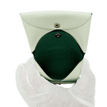 Load image into Gallery viewer, HERMES Calvi Duo Verso Vert Fizz /Menthe Chevre Myzore Goatskin
