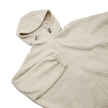 Load image into Gallery viewer, LOUIS VUITTON 3D Monogram Hooded Jacket Size XS Ivory1AC0WQ Cotton73% Nylon23%
