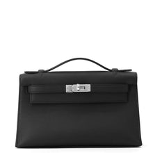 Load image into Gallery viewer, HERMES PochetteKelly Black Swift Leather
