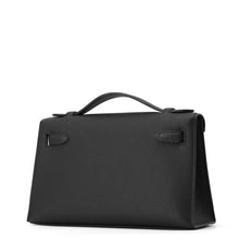 Load image into Gallery viewer, HERMES PochetteKelly Black Swift Leather
