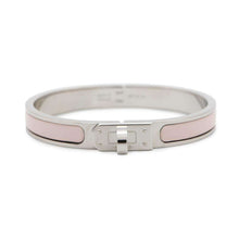 Load image into Gallery viewer, HERMES Mini ClicKelly Bracelet Size PM Rose Kander Metal Enamel
