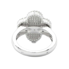 Load image into Gallery viewer, Van Cleef &amp; Arpels Vintage Alhambra Ring Size 47/#7 SilverVCARP9XI47 18K White Gold
