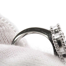 Load image into Gallery viewer, Van Cleef &amp; Arpels Vintage Alhambra Ring Size 47/#7 SilverVCARP9XI47 18K White Gold
