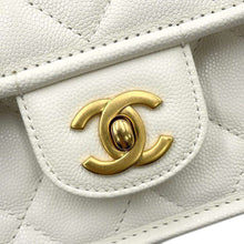 Load image into Gallery viewer, CHANEL Matelasse 2WAY ChainShoulder Bag WhiteAS3652 Caviar Leather
