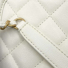 Load image into Gallery viewer, CHANEL Matelasse 2WAY ChainShoulder Bag WhiteAS3652 Caviar Leather
