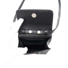 Load image into Gallery viewer, BALENCIAGA Gucci collaboration The Hacker Project phone pouch Black680130 Canvas Leather
