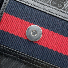 Load image into Gallery viewer, BALENCIAGA Gucci collaboration The Hacker Project phone pouch Black680130 Canvas Leather
