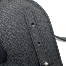 将图像加载到图库查看器中，CELINE Clutch on Shoulder Wallet Black/Ivory Leather
