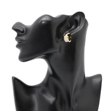 Load image into Gallery viewer, HERMES Earrings 《Olympe》 Size PM Craie Metal Epsom
