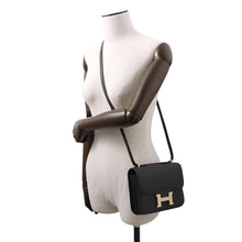 将图像加载到图库查看器中，HERMES Constance3 Miroir Black Epsom Size Mini
