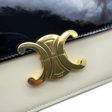 Load image into Gallery viewer, CELINE Teen Garance Bag Black/White118053GCO.38AW Patent Leather
