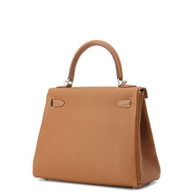 Load image into Gallery viewer, HERMES Kelly Retourne Gold Togo Leather Size 25
