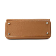 Load image into Gallery viewer, HERMES Kelly Retourne Gold Togo Leather Size 25

