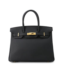 将图像加载到图库查看器中，HERMES Birkin Black Togo Leather Size 30
