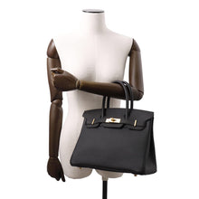 将图像加载到图库查看器中，HERMES Birkin Black Togo Leather Size 30
