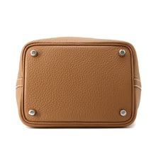 将图像加载到图库查看器中，HERMES Picotin Lock Gold Taurillon Clemence Size PM
