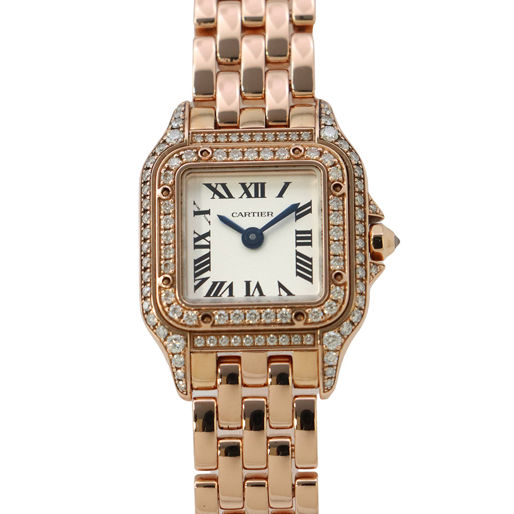 CARTIER PANTHERE de Cartier SM 25mm×21mm 18K Pink Gold Silver dial DialWJPN0045
