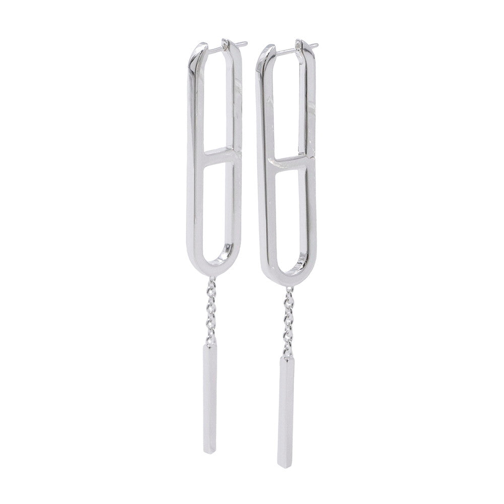 HERMES Ever Chaine d'Ancre Earrings SV925