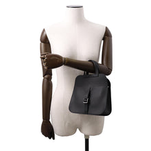 Load image into Gallery viewer, HERMES Halzan Black Swift Leather Size Mini
