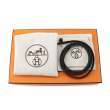 Load image into Gallery viewer, HERMES Halzan Black Swift Leather Size Mini
