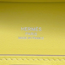 将图像加载到图库查看器中，HERMES Jypsiere Lime Swift Leather Size Mini
